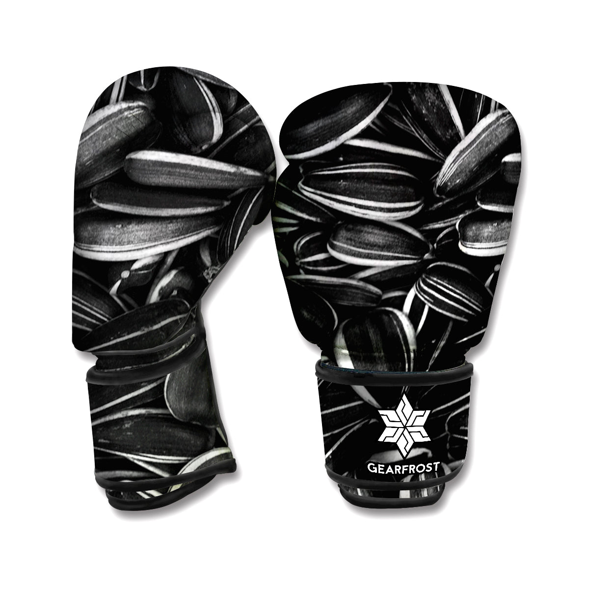 Sunflower Seeds Print Boxing Gloves