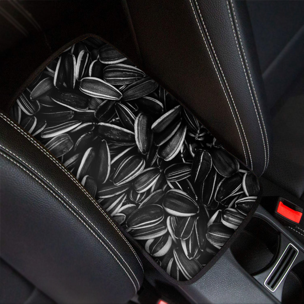 Sunflower Seeds Print Car Center Console Cover