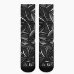 Sunflower Seeds Print Crew Socks