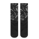 Sunflower Seeds Print Crew Socks