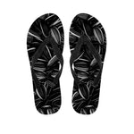 Sunflower Seeds Print Flip Flops