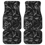 Sunflower Seeds Print Front and Back Car Floor Mats
