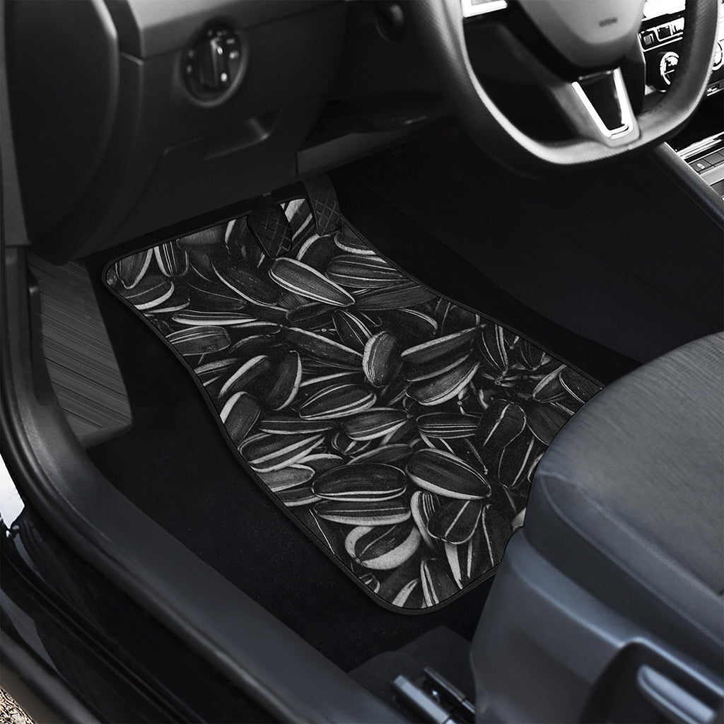 Sunflower Seeds Print Front Car Floor Mats