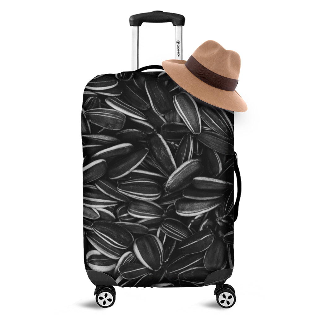 Sunflower Seeds Print Luggage Cover