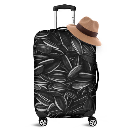 Sunflower Seeds Print Luggage Cover