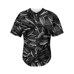 Sunflower Seeds Print Men's Baseball Jersey