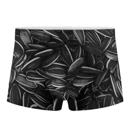Sunflower Seeds Print Men's Boxer Briefs
