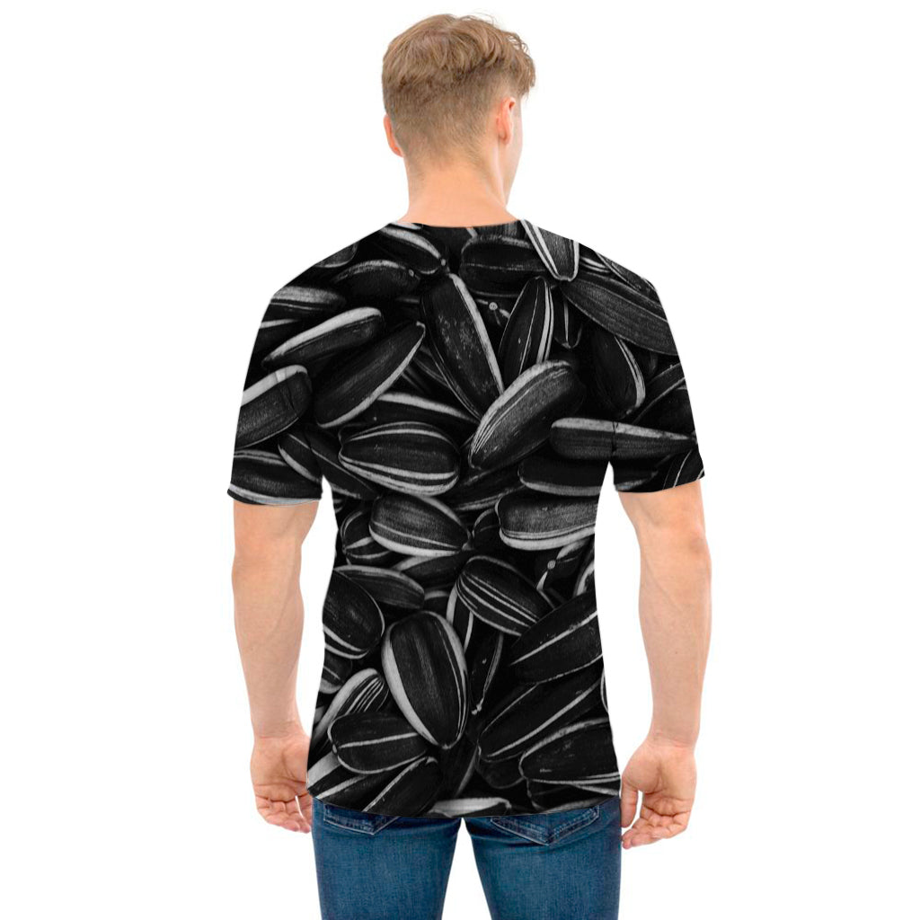 Sunflower Seeds Print Men's T-Shirt