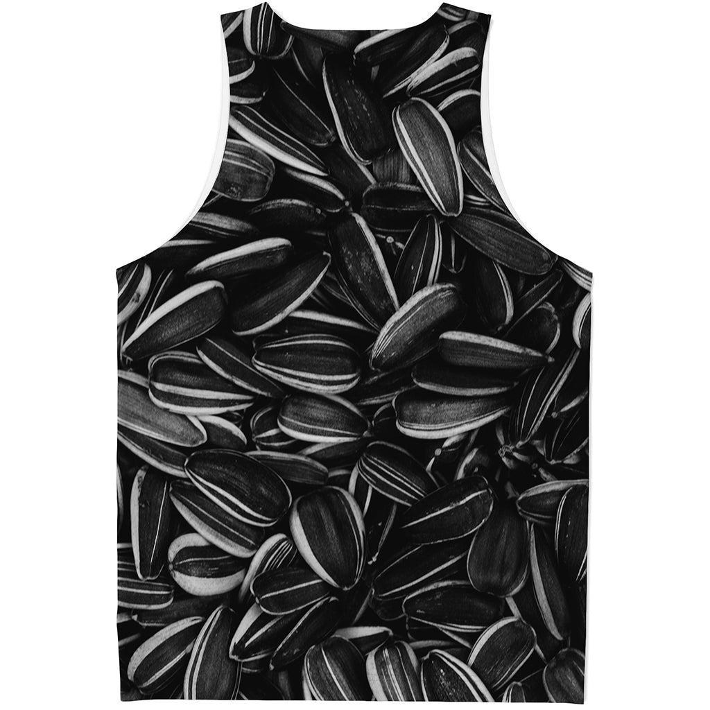 Sunflower Seeds Print Men's Tank Top