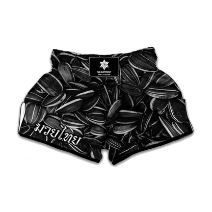 Sunflower Seeds Print Muay Thai Boxing Shorts