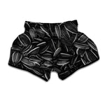 Sunflower Seeds Print Muay Thai Boxing Shorts