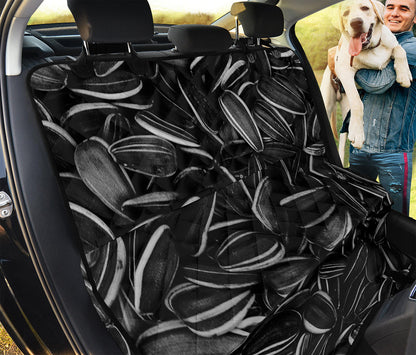 Sunflower Seeds Print Pet Car Back Seat Cover