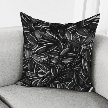 Sunflower Seeds Print Pillow Cover