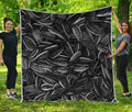 Sunflower Seeds Print Quilt