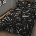 Sunflower Seeds Print Quilt Bed Set