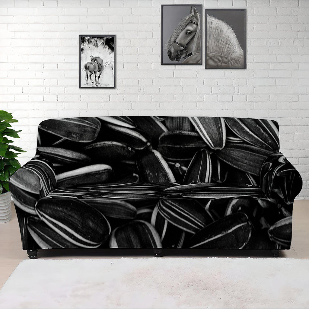 Sunflower Seeds Print Sofa Cover