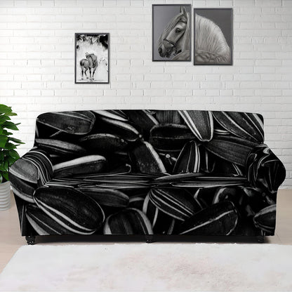 Sunflower Seeds Print Sofa Cover