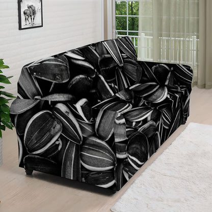 Sunflower Seeds Print Sofa Cover