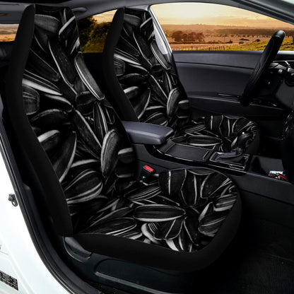 Sunflower Seeds Print Universal Fit Car Seat Covers