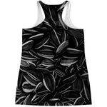 Sunflower Seeds Print Women's Racerback Tank Top