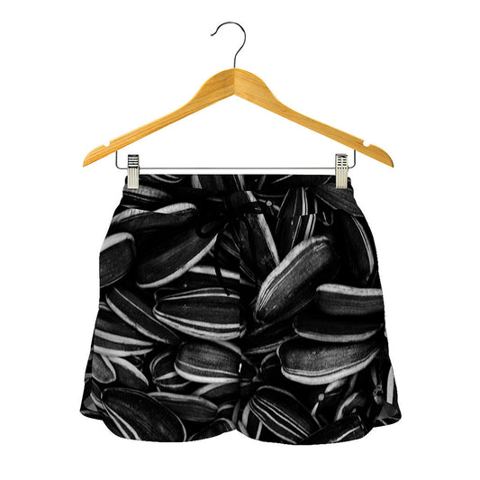 Sunflower Seeds Print Women's Shorts