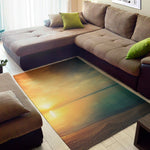 Sunrise Beach Print Area Rug