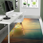Sunrise Beach Print Area Rug