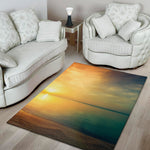 Sunrise Beach Print Area Rug