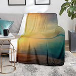 Sunrise Beach Print Blanket