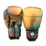 Sunrise Beach Print Boxing Gloves