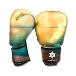 Sunrise Beach Print Boxing Gloves