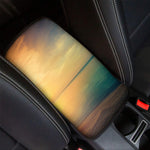 Sunrise Beach Print Car Center Console Cover