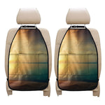 Sunrise Beach Print Car Seat Organizers