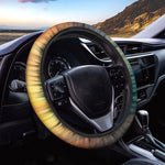 Sunrise Beach Print Car Steering Wheel Cover