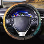 Sunrise Beach Print Car Steering Wheel Cover