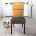 Sunrise Beach Print Dining Chair Slipcover