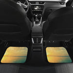 Sunrise Beach Print Front and Back Car Floor Mats