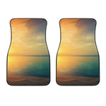 Sunrise Beach Print Front Car Floor Mats