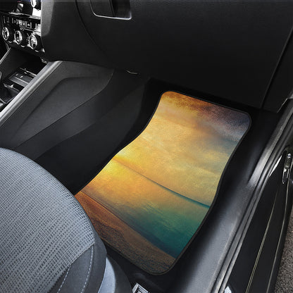 Sunrise Beach Print Front Car Floor Mats