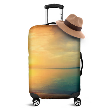 Sunrise Beach Print Luggage Cover