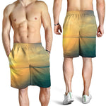 Sunrise Beach Print Men's Shorts