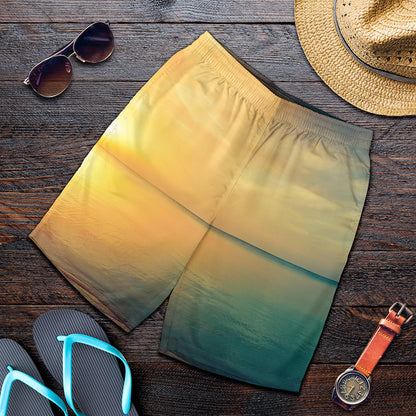 Sunrise Beach Print Men's Shorts
