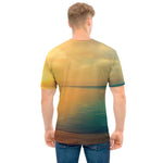 Sunrise Beach Print Men's T-Shirt