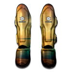 Sunrise Beach Print Muay Thai Shin Guard