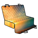 Sunrise Beach Print Pet Car Back Seat Cover