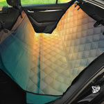 Sunrise Beach Print Pet Car Back Seat Cover