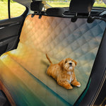 Sunrise Beach Print Pet Car Back Seat Cover