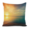 Sunrise Beach Print Pillow Cover