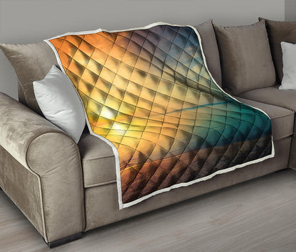 Sunrise Beach Print Quilt