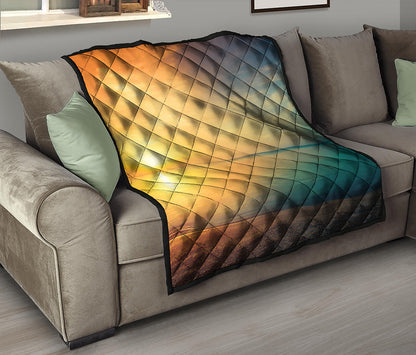 Sunrise Beach Print Quilt